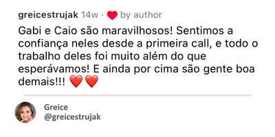 Depoimento Greice
